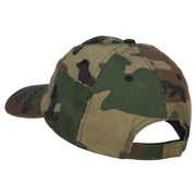 Korea Veteran Letters Embroidered Enzyme Camo Cap