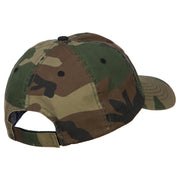 Korea Veteran Letters Embroidered Enzyme Camo Cap