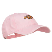 Clownfish Embroidered Washed Cotton Cap