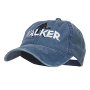 Halloween Walker Embroidered Washed Cap