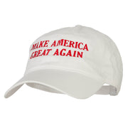 Make America Great Again Letters Embroidered Washed Cotton Twill Cap