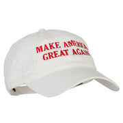 Make America Great Again Letters Embroidered Washed Cotton Twill Cap