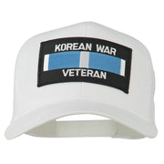 Korean War Veteran Patched Mesh Cap