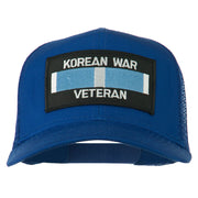 Korean War Veteran Patched Mesh Cap