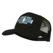 Korean War Veteran Patched Mesh Cap