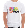 5K Running Graphic Design Unisex Ring Spun Combed Cotton Short Sleeve Deluxe Jersey T-Shirt