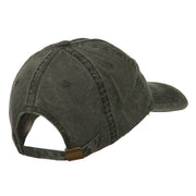 Kentucky State Map Embroidered Washed Cap