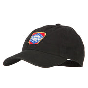 Arkansas State Map Flag Embroidered Low Profile Cotton Cap