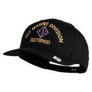 1st Marine Division Retired - Black OSFM