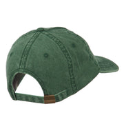 Kentucky State Map Embroidered Washed Cap