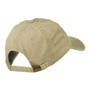 Kentucky State Map Embroidered Washed Cap