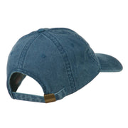 Kentucky State Map Embroidered Washed Cap