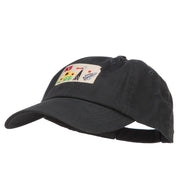 USA State Kansas Patched Low Profile Cap