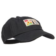 USA State Kansas Patched Low Profile Cap