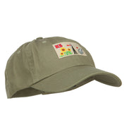 USA State Kansas Patched Low Profile Cap