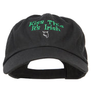 Kiss This Irish Embroidered Low Cap