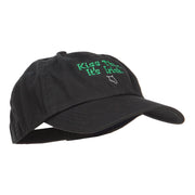 Kiss This Irish Embroidered Low Cap