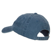 Oak Tree Embroidered Washed Buckle Cap