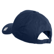 Veteran US Marine Corps Embroidered Solid Cotton Twill Low Profile Cap - Navy OSFM