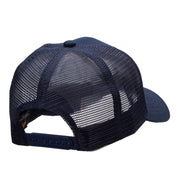 Seoul Tower Embroidered High Profile Mesh Cap