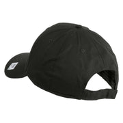 Veteran US Marine Corps Embroidered Solid Cotton Twill Low Profile Cap - Charcoal OSFM