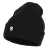 Mini Skull Embroidered Long Beanie