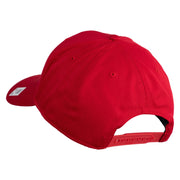 2nd Marine Division Veteren Embroidered Solid Cotton Twill Pro Style Cap - Red OSFM