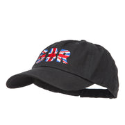 United Kingdom GBR Flag Embroidered Low Profile Cap