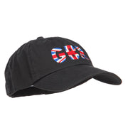 United Kingdom GBR Flag Embroidered Low Profile Cap