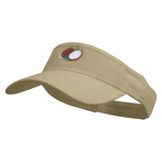 Breads Embroidered Brushed Bull Denim Sun Visor - Khaki OSFM