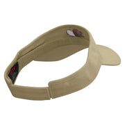 Breads Embroidered Brushed Bull Denim Sun Visor - Khaki OSFM