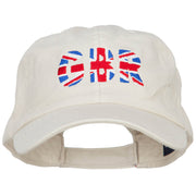 United Kingdom GBR Flag Embroidered Low Profile Cap