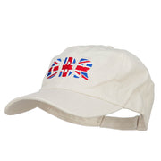 United Kingdom GBR Flag Embroidered Low Profile Cap