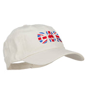 United Kingdom GBR Flag Embroidered Low Profile Cap