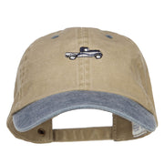 Mini Pick Up Truck Embroidered Wash Cap