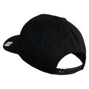 2nd Marine Division Veteren Embroidered Solid Cotton Twill Pro Style Cap - Black OSFM