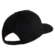 2nd Marine Division Veteren Embroidered Solid Cotton Twill Pro Style Cap - Black OSFM