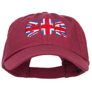 United Kingdom GBR Flag Embroidered Low Profile Cap