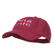 United Kingdom GBR Flag Embroidered Low Profile Cap