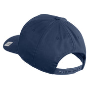 2nd Marine Division Veteren Embroidered Solid Cotton Twill Pro Style Cap - Navy OSFM