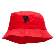 Panther Strut Embroidered Bucket Hat