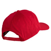 2nd Marine Division Retired Embroidered Solid Cotton Twill Pro Style Cap - Red OSFM