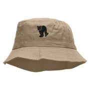 Panther Strut Embroidered Bucket Hat