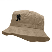 Panther Strut Embroidered Bucket Hat