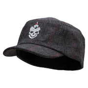 Skull Candle Wool Fashion Fitted Engineer Cap - Black OSFM