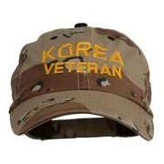 Korea Veteran Embroidered Enzyme Washed Cap