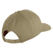 2nd Marine Division Retired Embroidered Solid Cotton Twill Pro Style Cap - Khaki OSFM
