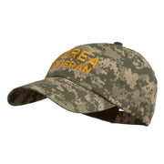 Korea Veteran Embroidered Enzyme Washed Cap