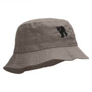 Panther Strut Embroidered Bucket Hat