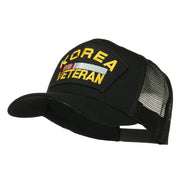 Korea Veteran Military Patched Mesh Back Cap